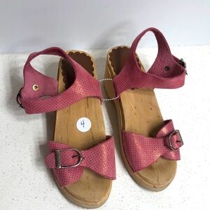 Hanna Andersson Pink Girl Sandals 4